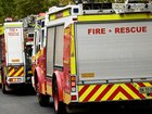 A man was rushed to hospital with serious injuries.
