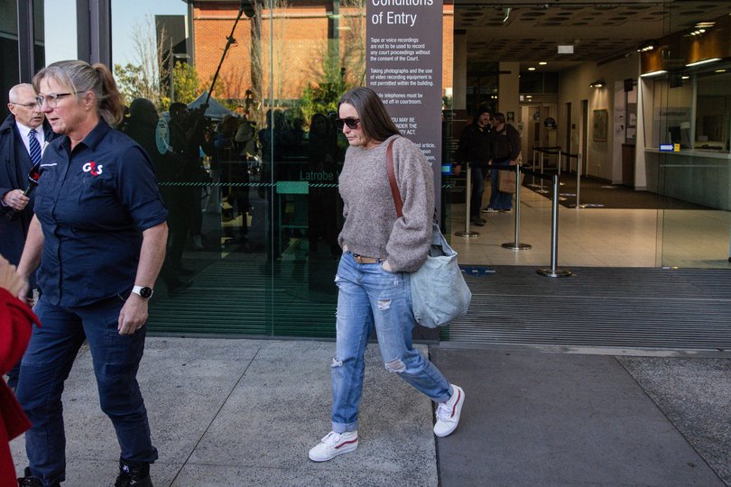 Erin Patterson told friend Ali Rose Prior ‘see you soon’, as she was led away after the verdict.