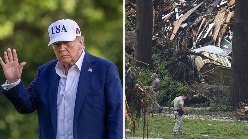 US President Donald Trump is set to visit the central Texas flood zone on Friday.