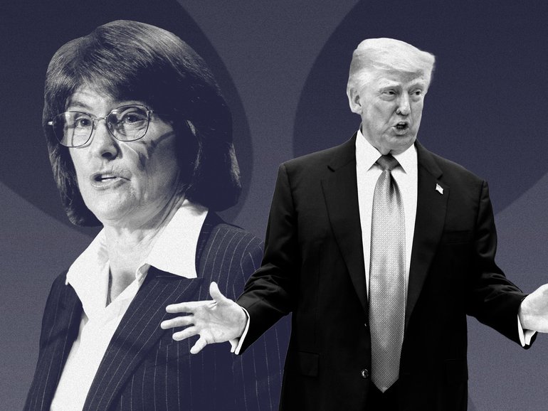 RBA Governor Michele Bullock, US President Donald Trump