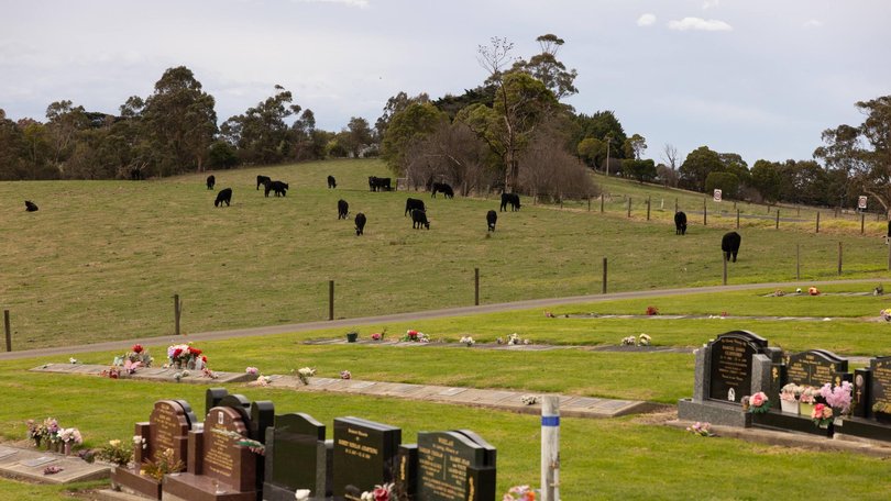 A view of the Korumburra Cemetery. Picture: NewsWire / Diego Fedele