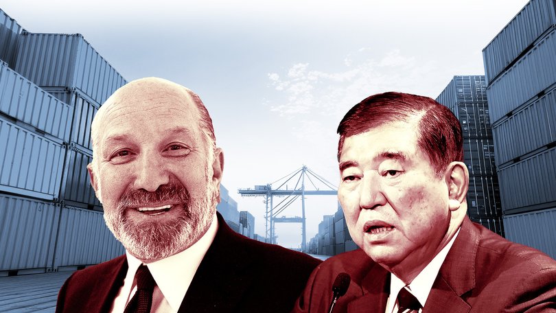 US Commerce Secretary Howard Lutnick spoke at length with negotiators from Japan (pictured Japanese PM Shigeru Ishiba)