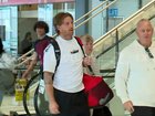 Cam Munster arrives in Sydney ahead of State of Origin decider.
