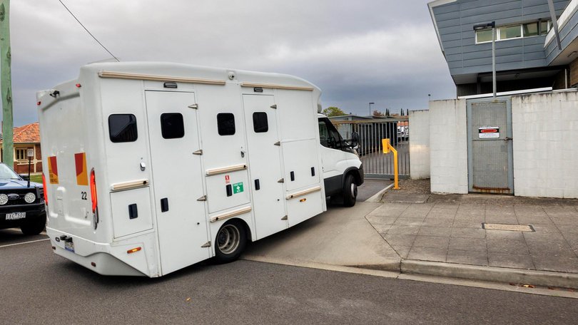 Patterson was transported to and from Melbourne weekly for the trial. Picture: NewsWire / David Geraghty
