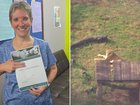 Joanne Cabban, 46, remains in hospital after the lion attack at Darling Downs Zoo.