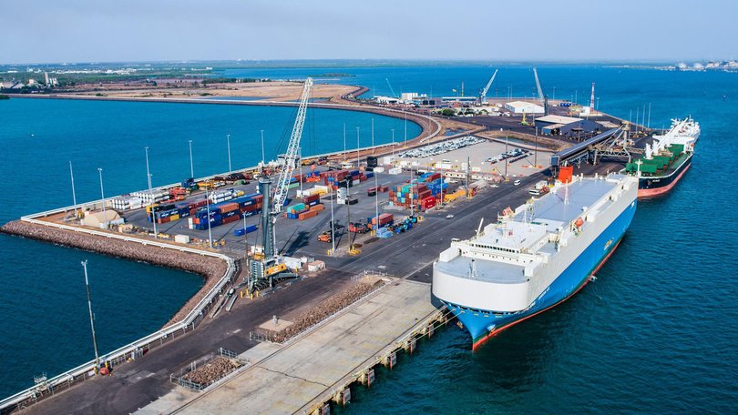 The Port of Darwin is leased to the Chinese-owned Landbridge Group.