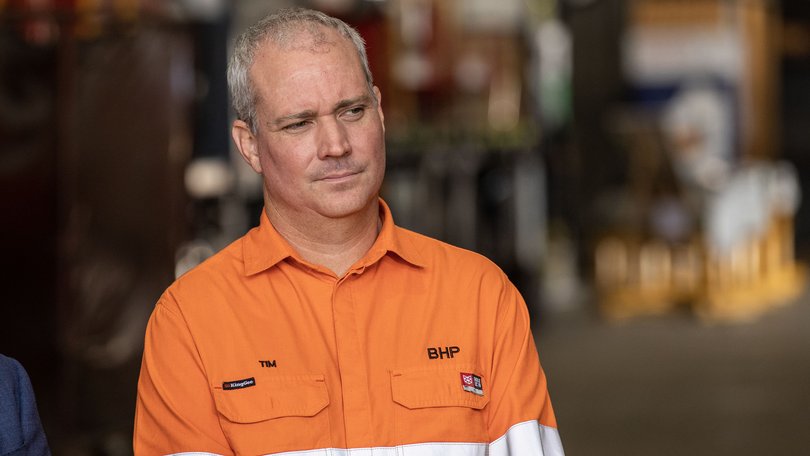 BHP’s Tim Day toured Wallis Drilling today before speaking to the media.