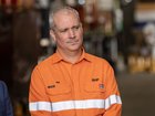 BHP’s Tim Day toured Wallis Drilling today before speaking to the media. 