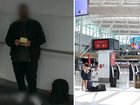 Airline crew alerted authorities after the man allegedly touched the woman on the thigh and buttock while she tried to sleep.