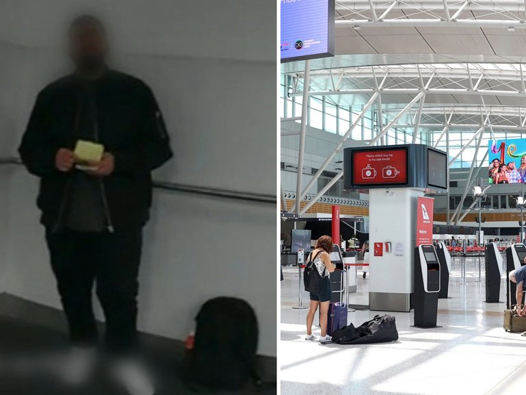 Airline crew alerted authorities after the man allegedly touched the woman on the thigh and buttock while she tried to sleep.