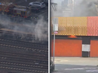A fire has caused widespread train delays in Melbourne.