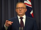 Prime Minister Anthony Albanese speaks to the media as he unveils a national plan to fight anti-semtism.