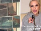 Distressing footage has surfaced showing a small dog confined to a tiny balcony in Melbourne’s CBD, sparking outrage from many, including an Animal Justice Party MP.