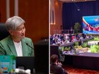 Penny Wong distances Australia from US tariffs, pledges long-term support for Southeast Asia.