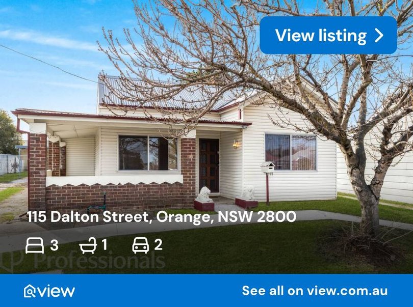 Within walking distance of the Orange CBD and its great restaurants and cafes.
