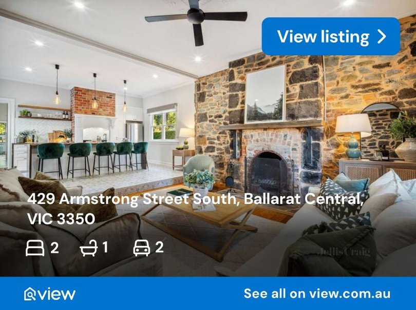 A house in Ballarat also fits into the price range.