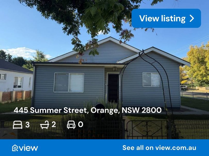 The interiors have been fully renovated in this Orange home making it move-in ready.