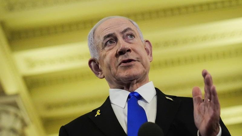 Israeli PM Benjamin Netanyahu says he hopes to reach a new deal in a ‘few days’ for the release of more hostages held by Hamas. (AP PHOTO)