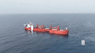 Houthi rebels have sunk two ships in recent days.