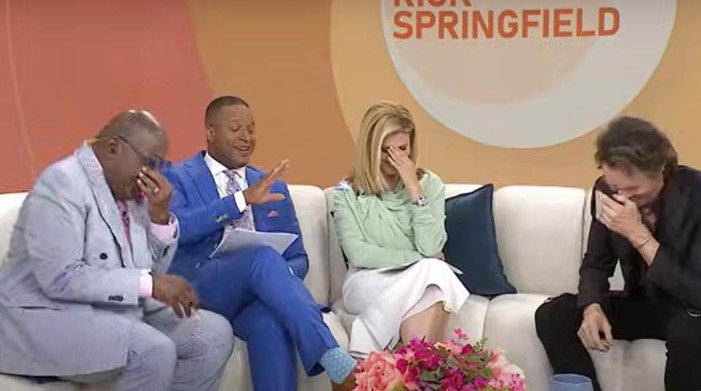 Rick Springfield's guest appearance on US Today was full of awkward moments.