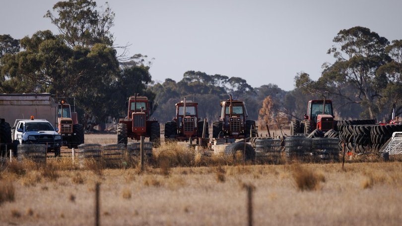 Farmers will be slugged more in taxes due to the expensive land and machinery costs that will be part of the unrealised gains. Picture: NewsWire / Nadir Kinani