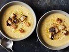 Rosemary-infused olive oil sets this easy cauliflower soup apart from its brethren. Food styled by Monica Pierini. (Linda Xiao/The New York Times)