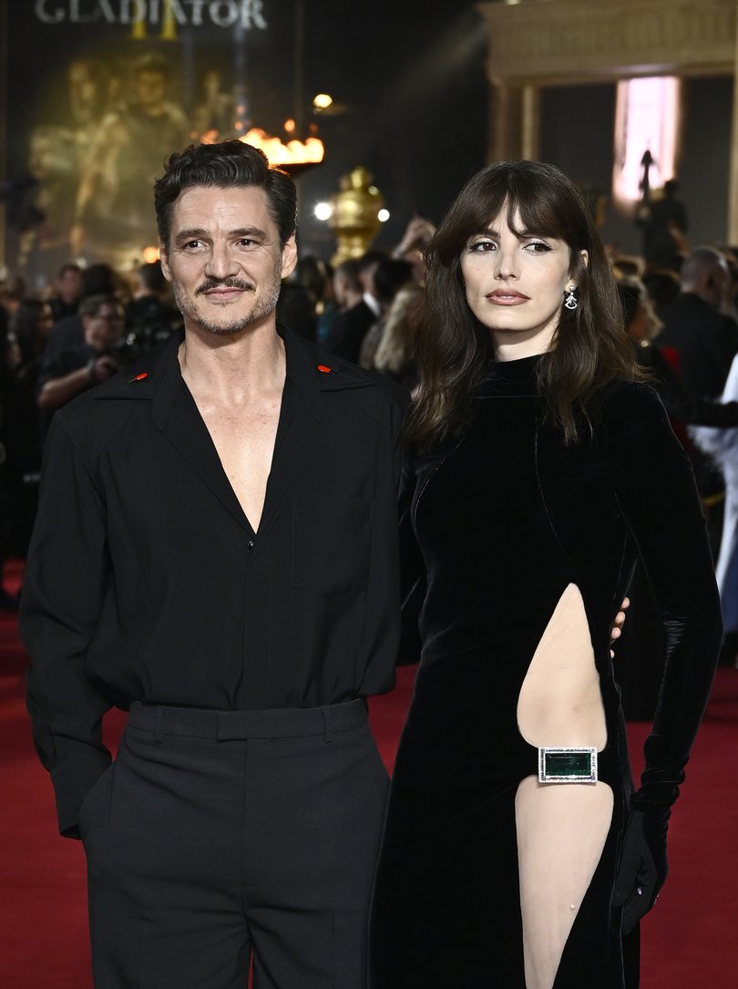 Pedro Pascal with sister Lux at the Gladiator II premiere in November.