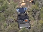 ### ALL ONLINE OUT UNTIL AFTER 7NEWS HAS BROADCAST AT 6PM. ONLINE MUST USE WATERMARKED IMAGES ###
Police believe a German backpacker who vanished in the Wheatbelt is likely to have wandered from her bogged van, which was found 35km away from any dirt tracks in the harsh outback. Carolina Wilga, 26, has been missing for almost two weeks after she last contacted friends on Sunday June 29 — the same day she was driving through the townsite of Beacon. A photograph of her van, found by police on Thursday, shows recovery tracks placed underneath the rear tyres of the van, which appears to have become stuck or bogged around Karroun Hill.
