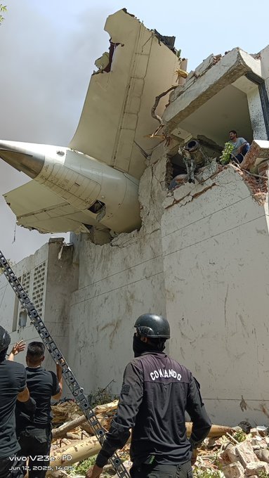 The Air India plane bound for London with 242 people onboard crashed near Ahmedabad.