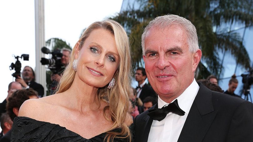 Vivian Spohr and husband Carsten at the recent Cannes film festival.
