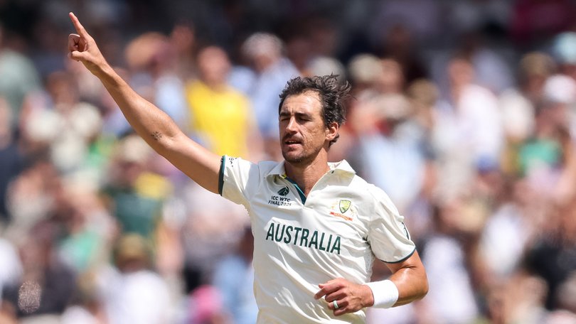 Mitchell Starc has reached 100 Tests for Australia.