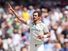 Mitchell Starc has reached 100 Tests for Australia.