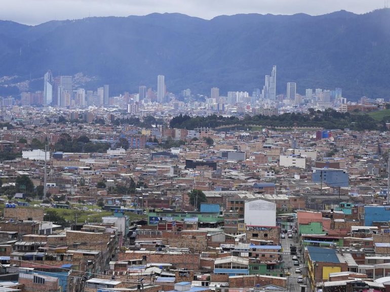 Giuseppe Palermo, alleged head of Italy's 'Ndrangheta mafia, was arrested on the street in Bogota. (AP PHOTO)