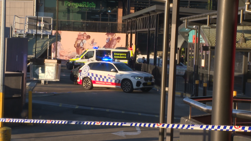 The shopping centre descended into chaos after the shooting.