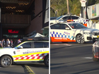 A man has been shot in a shopping centre.