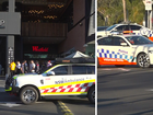 A man has been shot in a shopping centre.
