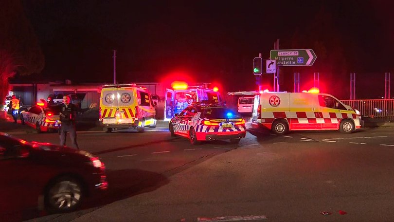 A teenager has died in Padstow on Saturday night after being hit by a ute allegedly driven by a man who ran a red light.