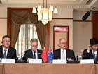 Prime Minister Anthony Albanese at a steel decarbonisation round table in Shanghai, China.