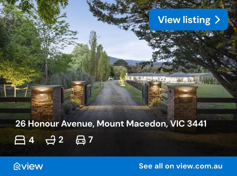 A luxurious life at Mount Macedon.