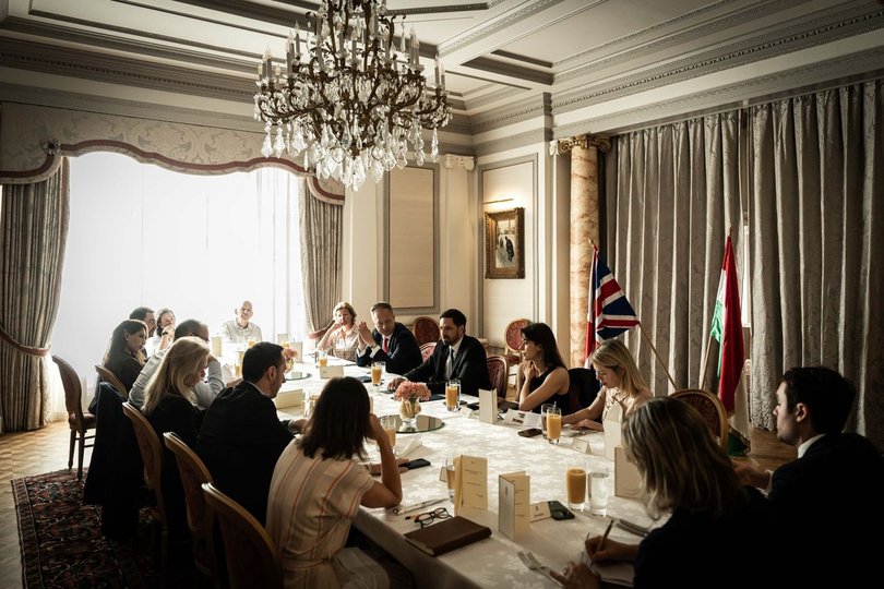 Hungarian Deputy Foreign Minister Levente Magyar addressed journalists in London.