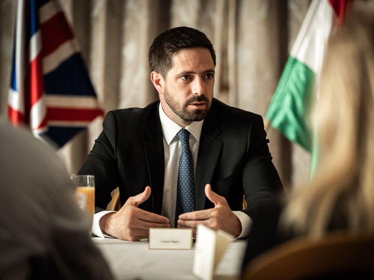 Hungarian Deputy Foreign Minister Levente Magyar is in London.