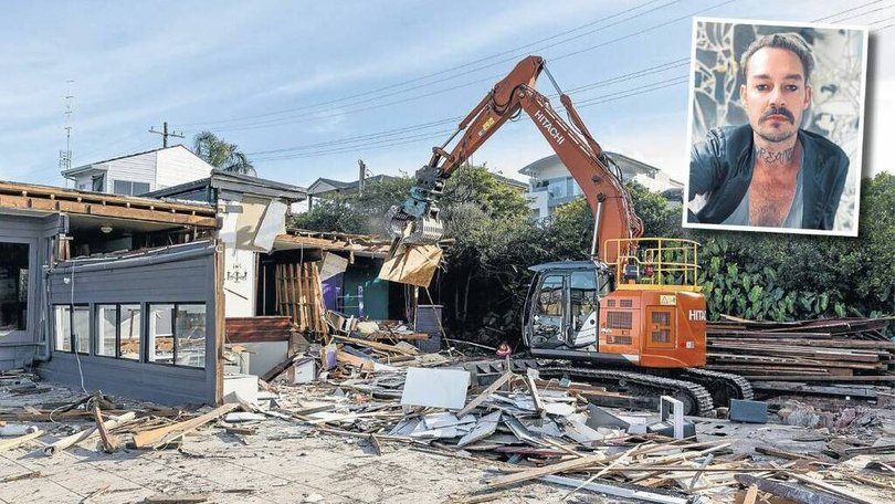 The home of Daniel Johns was demolished in May. Pictures Marina Neil/supplied
