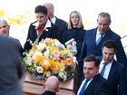 Greg Josephson was farewelled by his family and friends at a church service in Brisbane. (Jono Searle/AAP PHOTOS)