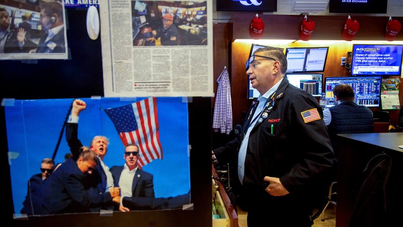 Wall Street has edged higher after US President Donald Trump’s latest tariff move.