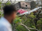 The crash site of Air India Flight 171 in Ahmedabad, India, on June 13. MUST CREDIT: Siddharaj Solanki/Bloomberg