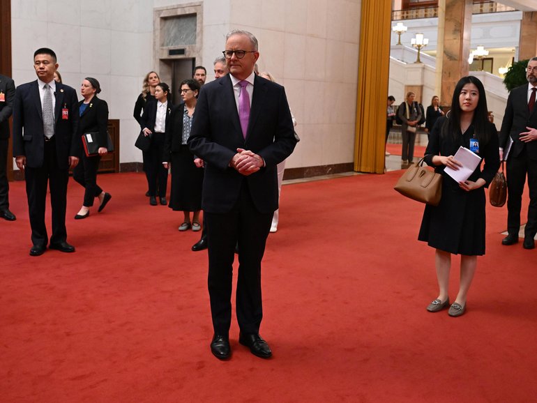 The Prime Minister has raised alarm over China’s military drills near Australian waters in a high-stakes meeting with the Chinese President that was dominated by discussion of lucrative trade ties.