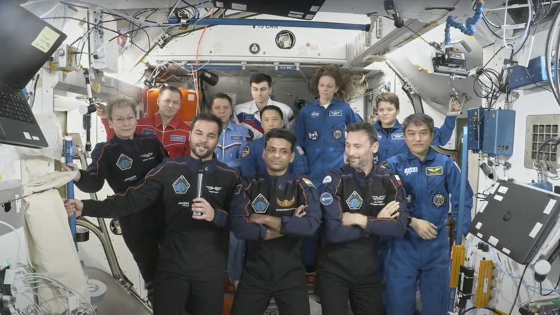 Astronauts Peggy Whitson, Tibor Kapu, Shubhanshu Shukla and Slawosz Uznanski-Wisniewski are back.