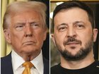 President Volodymyr Zelenskiy's forces "shouldn't target Moscow," US President Donald Trump says. (AP PHOTO)