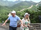 Prime Minister Anthony Albanese and partner Jodie Haydon at the Great Wall of China.