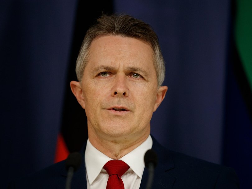 Education Minister Jason Clare has shut down calls to ban men from early childhood education roles. Picture: NewsWire / Nikki Short